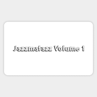 Jazzmatazz Volume 1 // Typography Design Magnet